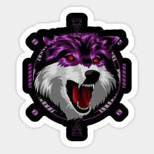 wolf alpha lover Sticker